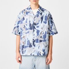 Louis Vuitton モノグラム バンダナ デニムシャツ S - メルカリ