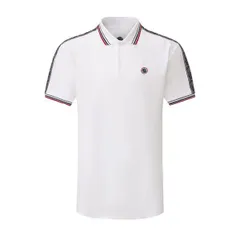 プレティグリーン メンズ トップス ポロシャツ Pretty Green Tape Polo Mens White ホワイトのサムネイル