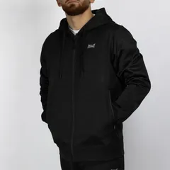 エバーラスト メンズ アウター パーカー・スウェット パーカー Everlast Zip Poly Hoodie Black ブラックのサムネイル