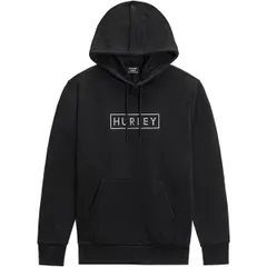ハーレー メンズ アウター パーカー・スウェット フリース Hurley Box Fleece Hoodie Black ブラック