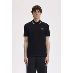 フレッドペリー メンズ トップス ポロシャツ Fred Perry Fred MIE Tipolo Sn62 BlkGld 157