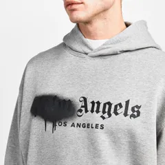 パーム・エンジェルス メンズ アウター パーカー・スウェット Palm Angels Palm Spray Hoody Sn00 GreyBlack ブラックのサムネイル