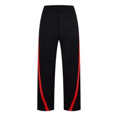 アレキサンダー・マックイーン メンズ ボトムス カジュアルパンツ ジョガーパンツ Alexander McQueen Twisted Stripe Joggers BlackRed ブラックのサムネイル