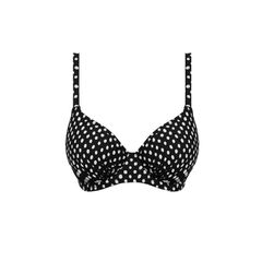 Fantasie Women's Swimsuit Top Only - Santa Monica Underwired Full Cup Bikini Top - Black/White