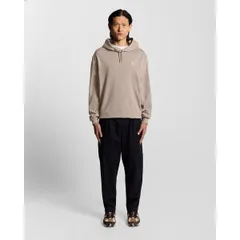 ライルアンドスコット メンズ アウター パーカー・スウェット Lyle and Scott Interlock Pullover Hoodie Brown ブラウンのサムネイル