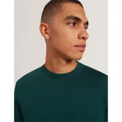 テッドベーカー メンズ アウター ニット・セーター クルーネック Ted Baker Mens Merino Crew Neck Jumper Green グリーンのサムネイル