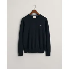 ガント メンズ アウター ニット・セーター コットン Gant CLASSIC COTTON CNECK BORDEAUX MELA Evening 433のサムネイル