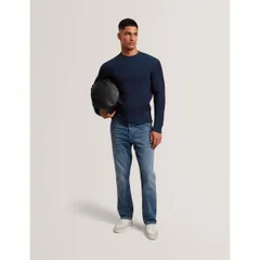 テッドベーカー メンズ アウター ニット・セーター Ted Baker Ted Textured Jumper Sn61 Navy ネイビーのサムネイル