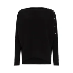 オールセインツ レディース アウター ニット・セーター AllSaints All Raven Jumper Ld34 black ブラックのサムネイル