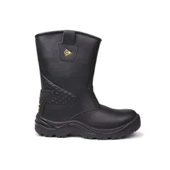 ダンロップ メンズ シューズ ブーツ・レインブーツ Tシャツ キャップ ブーツ Dunlop Safety Rigger Mens Steel Toe Cap Safety Boots Black ブのサムネイル