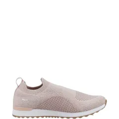 ハッシュパピー レディース シューズ スニーカー Hush Puppies Ennis Trainer Pale Pink ピンクのサムネイル