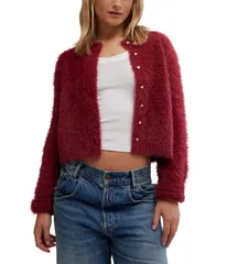 フリーピープル レディース アウター ニット・セーター Free People Celeste Cardi Aged Red レッド