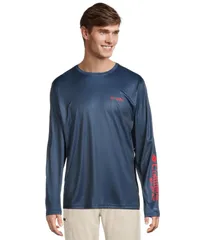 コロンビア メンズ トップス シャツ Columbia Terminal Tackle PFG High Side Long Sleeve Collegiate NavyPFG High Side Dorado ネイビー