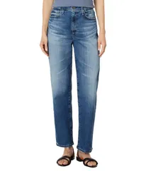 エージージーンズ レディース ボトムス デニムパンツ AG Jeans Rian Super High Rise Straight Jeans Lake Como