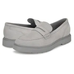 ナインウェスト レディース シューズ スリッポン・ローファー Nine West Bonet Light Grey Suede グレーのサムネイル