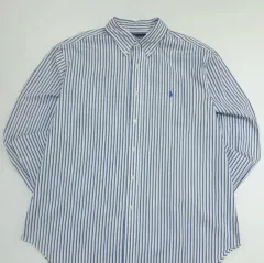 No.26 ポロ ラルフローレン ブルーマルチ ストライプシャツ