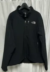 no 150 ザノースフェイス ブラック ソフトシェル ジャケット xl