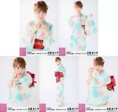 【中古】生写真(AKB48・SKE48) ◇永尾まりや/AKB48 2015年8月度 net shop限定個別生写真 「2015.08」 5種コンプリートセットのサムネイル