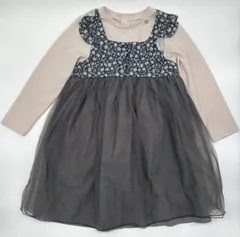 【新入荷!!】☆セット割対応☆ プティマイン キッズ チュールドッキングワンピース 120cm （2460）