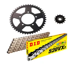 新品 D.I.D(大同工業) F/Rスプロケット 3点交換キット DS-01S SUZUKI GSR250/S/F 12-15/17GSX250R 16-20