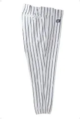 新品 ゼット(ZETT)野球 ユニフォーム パンツ (ストライプ・レギュラー) BU612 ホワイト/ネイビー L