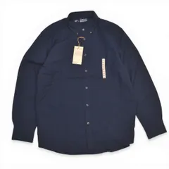 未使用 無印良品 MUJI オックスフォードボタンダウンシャツ 洗いざらしオックススタンドカラー長袖シャツ サイズXL メンズ