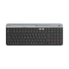 新品 ロジクール 静音 Bluetooth ワイヤレスキーボード K580GR グラファイト 超薄型 小型 Unifying ワイヤレス キーボード 薄型 テンキー 無線 Windows Mac iPad iOS Android Chrome Surface
