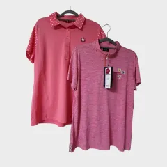 ゴルフウェア 105 ピンク ポロTシャツ 2枚セット (新品含む)