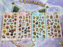 クレヨンしんちゃん ボンボン ドロップ ポップシール 立体ステッカー 4種