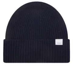 ノースプロジェクト メンズ アクセサリー 帽子 ウール Norse Projectstandard Lambswool Beanie Dark Navy ネイビー