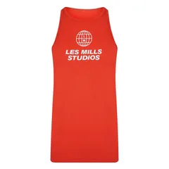 リーボック レディース トップス タンクトップ ベスト Reebok Les Mills ActivchillDreamblend Tank Top Womens Gym Vest Dynredのサムネイル