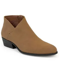 エアロソールズ レディース シューズ ブーツ・レインブーツ Aerosoles Womens Cayu Bootie Tan faux tumbled nubuck タン