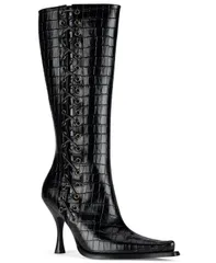 ジェフリー キャンベル レディース シューズ ブーツ・レインブーツ Jeffrey Campbell Womenstunna KneeHigh Dress Boots Black Croco ブラック