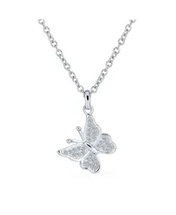 ブリング レディース アクセサリー ネックレス・チョーカー・ペンダントトップチ ミニ レース Bling Jewelry Mini Petite Tiny Clear Cubic Zirconia Micro Pave CZ Garden Insect But