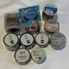 【新品未開封】スヌーピー マスキングテープ10点セット　PEANUTS スヌーピー ミュージアム商品　T-93