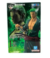 美品 バンダイ ONE PIECE 一番くじ MASTERLISE 試練のその先へ B賞 ロロノア・ゾロ フィギュア