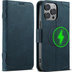 新品 JCGOOD iPhone15 Plus ケース 手帳型 MagSafe対応 いphone15 Plus ケース マグセーフ ワイヤレス充電対応 カード収納 アイフォン15 プラス カバー 手帳 スタンド機能 財布型 カード入れ マグネット式 本革 レザ