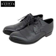 PADRONE パドローネ DERBY PLAIN TOE SHOES ダービープレーントゥシューズ メンズ 黒 ブラック 40 40のサムネイル