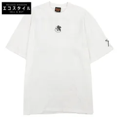 EVANGELION:95 エヴァンゲリオン95 美品 EVA0020 特務機関NERV ヴィンテージ加工 コットン グラフィックTシャツ トップス メンズ 白 L L