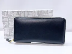 美品　WALLET COMME des GARCONS　ウォレットコムデギャルソン　クラシック　プレーン　ラウンド長財布　黒　SA0110のサムネイル