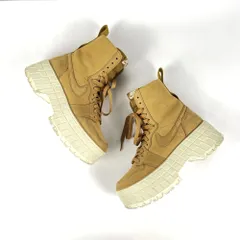 NIKE　ナイキ　2024　FJ5737-700　AIR　JORDAN　1　BROOKLYN　エアジョーダン ブルックリン 　ハイカット厚底スニーカー　24cm　WHEAT/MUSLIN