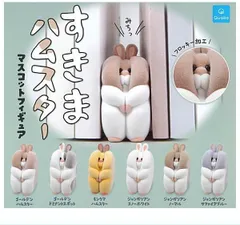 すきまハムスター マスコットフィギュア 全6種セット ヘムヘムジェイピー コンプ コンプリート ガチャ ガチャガチャ フィギュア ゴールデンハムスター ゴールデンドミナントスポット キンクマハムスター ジャンガリアンスノーホワイト ノーマル サファイアブルー