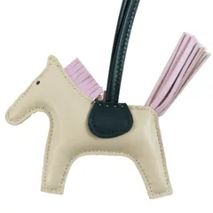 未使用品◇HERMES エルメス ロデオチャーム ペガサス PM アニョーミロ クレ/モーヴペール/ヴェールシプレス バッグチャーム U刻印 箱付き フランス製 レディース