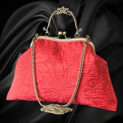 【No.824】着物リメイクバッグ、和風オリジナルバッグ、着物ショルダーバッグ