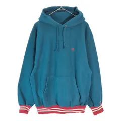 90年代 USA製 Champion チャンピオン REVERSE WEAVE リバースウィーブ ワンポイントロゴ パーカー(メンズ X-LARGE)中古 古着 X6553