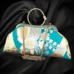 【No.827】着物リメイクバッグ、和風オリジナルバッグ、着物ショルダーバッグ