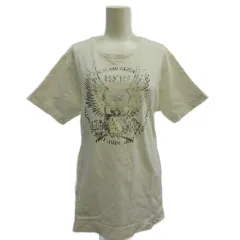 カルバンクラインジーンズ Calvin Klein Jeans Tシャツ M 白 ホワイト プリント柄 ラウンドネック 半袖 カットソー /PP ■ECD001