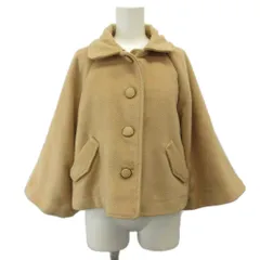 ピンクラテ PINK latte ポンチョコート アウター キッズ 子供服 中綿 XS 150 ベージュ /XZ ■ECE003