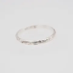 S024 ハワイアンジュエリー K 925刻印 リング スクロール デザイン シルバー 指輪 14号