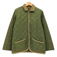 ラベンハム LAVENHAM 英国製 コーデュロイパイピング キルティングジャケット レディース  36のサムネイル